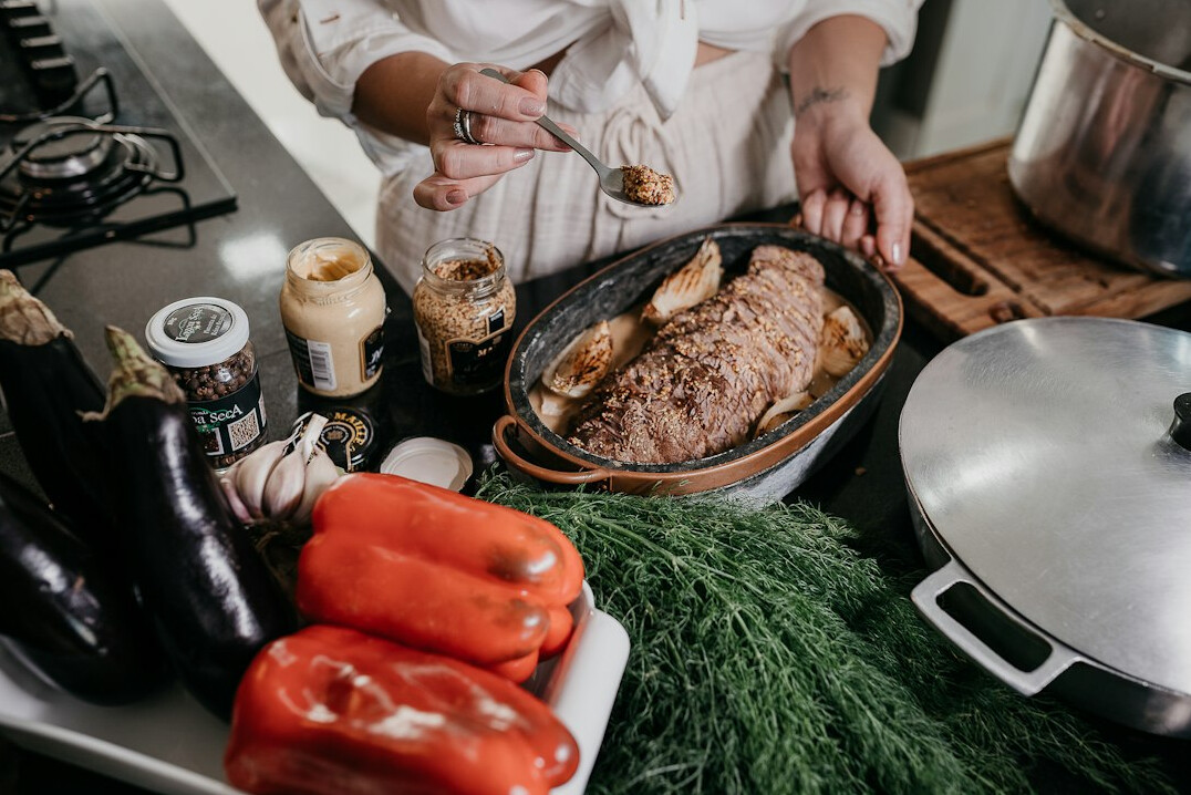 home cooked meal preparation